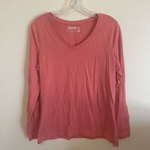 Eddie Bauer Women's Long Sleeve Coral Tee